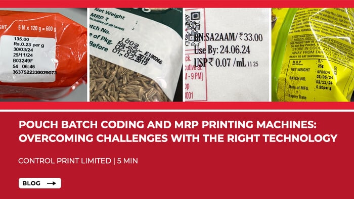 Pouch Batch Coding and MRP Printing Machines