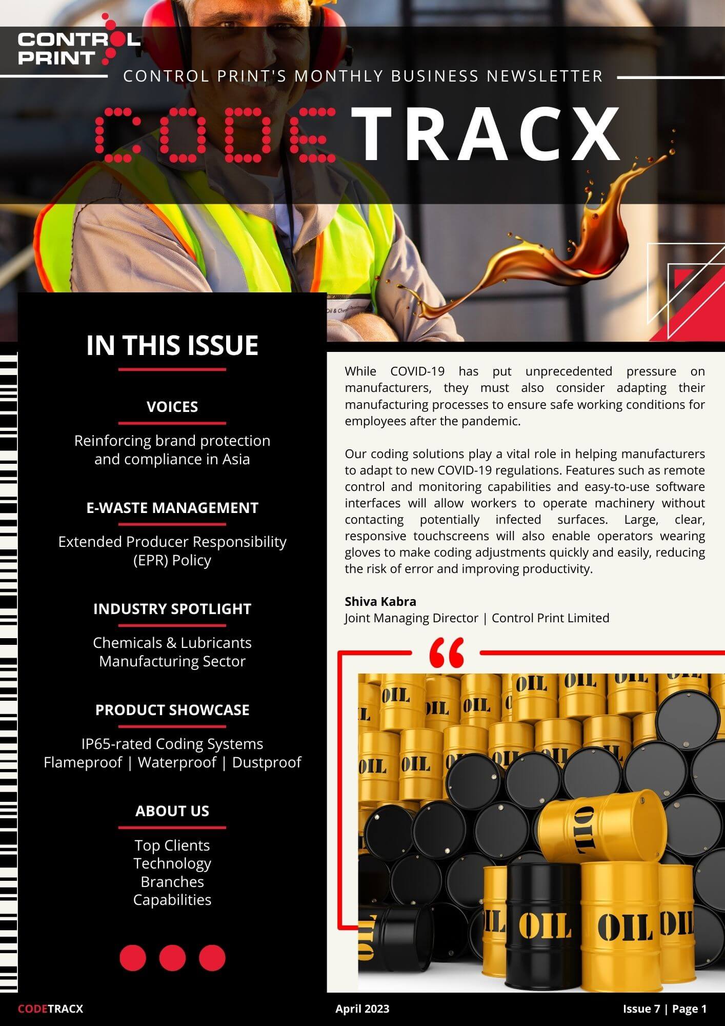 Newsletters Control Print Ltd.