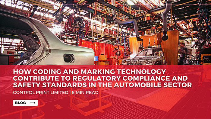 How coding and marking technology contribute to regulatory compliance and safety standards in the automobile sector