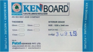 Ken board label
